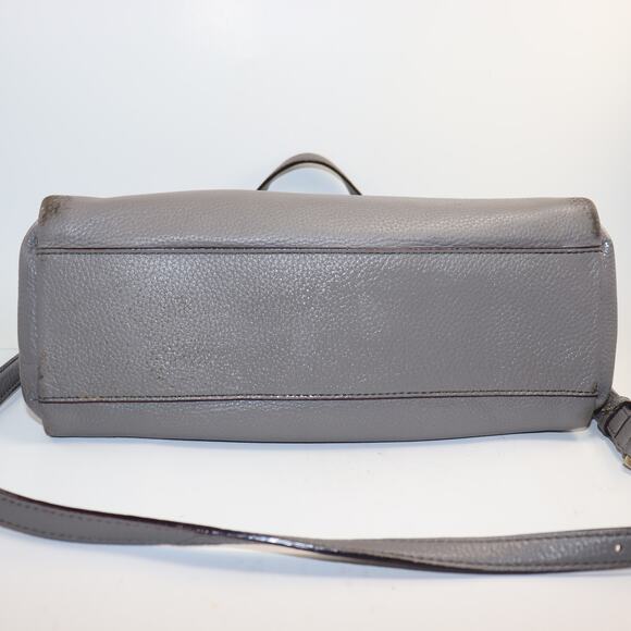 Kate Spade Holden Street Lanie Gray top handle/shoulder bag pebbled leather - Picture 5 of 9